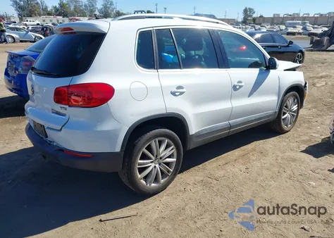 2016 Volkswagen Tiguan Se из США, поврежденный, VIN WVGAV7AX0GW516923